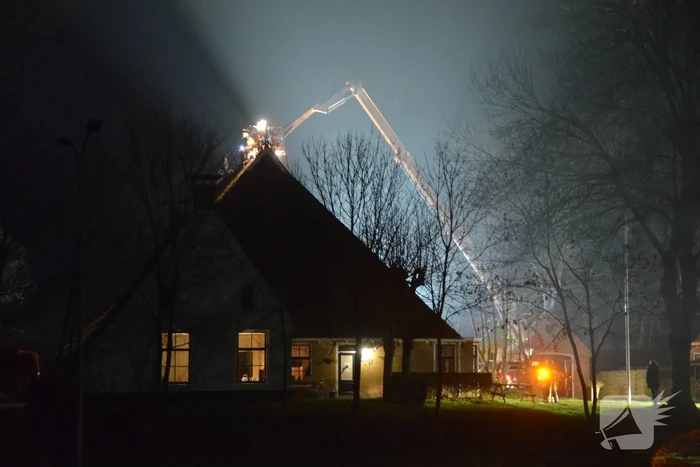 Flinke brand in woonboerderij