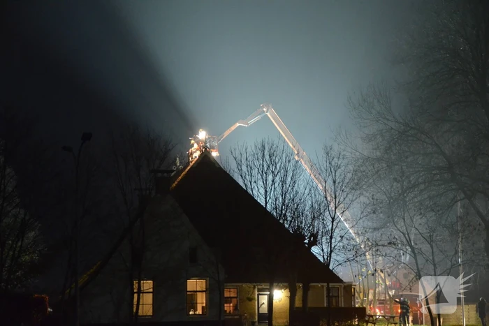 Flinke brand in woonboerderij