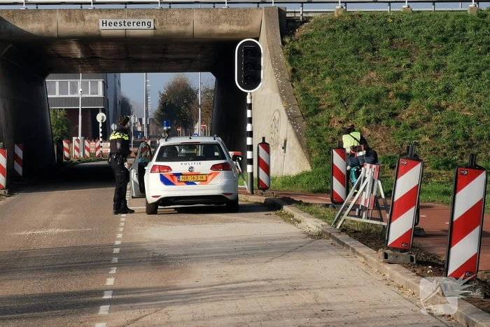 Fietser van knooppunt Maanderbroek gehaald