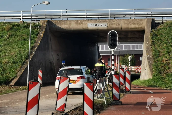 Fietser van knooppunt Maanderbroek gehaald