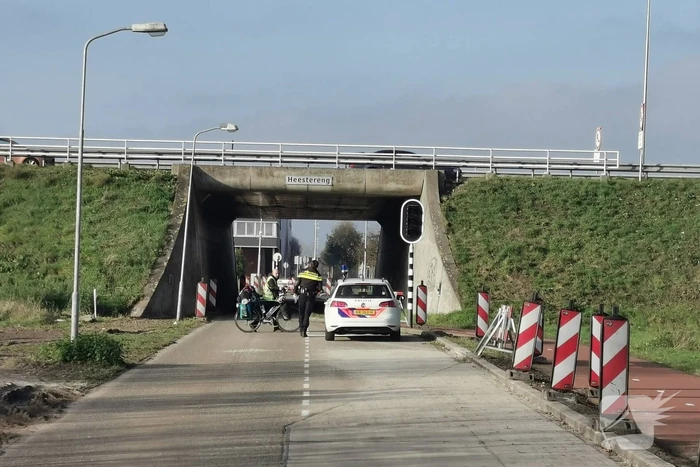 Fietser van knooppunt Maanderbroek gehaald