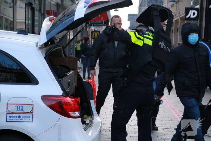 Overval op Vodafone winkel