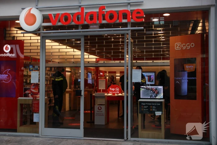 Overval op Vodafone winkel