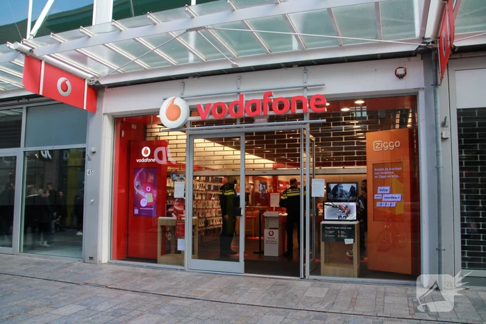 Overval op Vodafone winkel