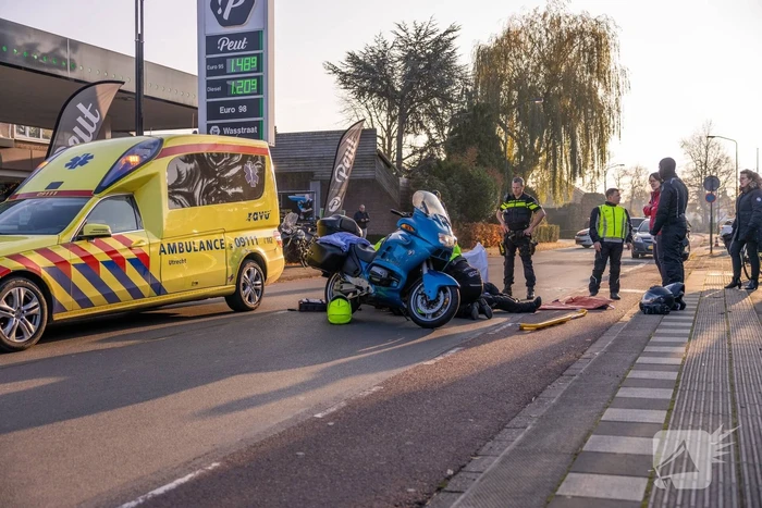 Motorrijder gewond bij valpartij