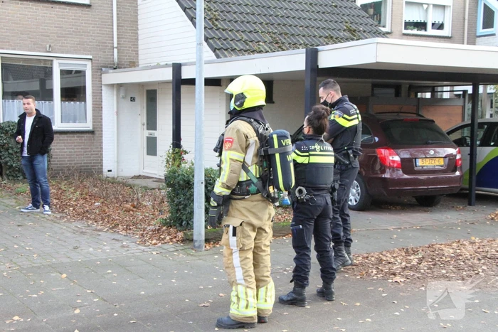 Brand in woning snel geblust