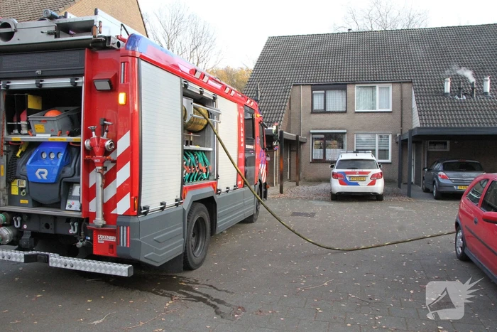 Brand in woning snel geblust