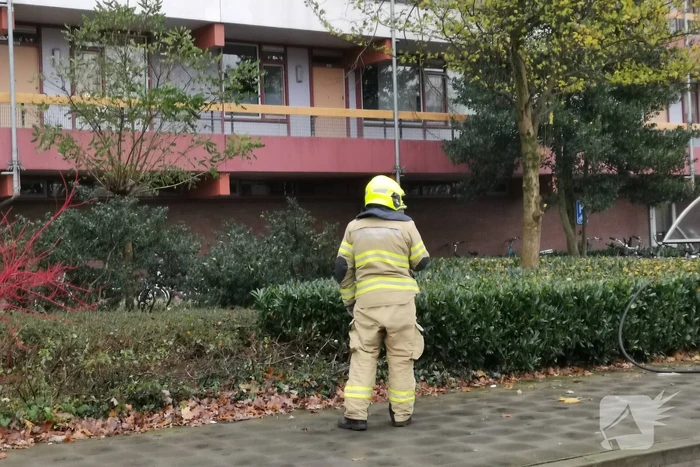 Brand in woning De Brugge-flat