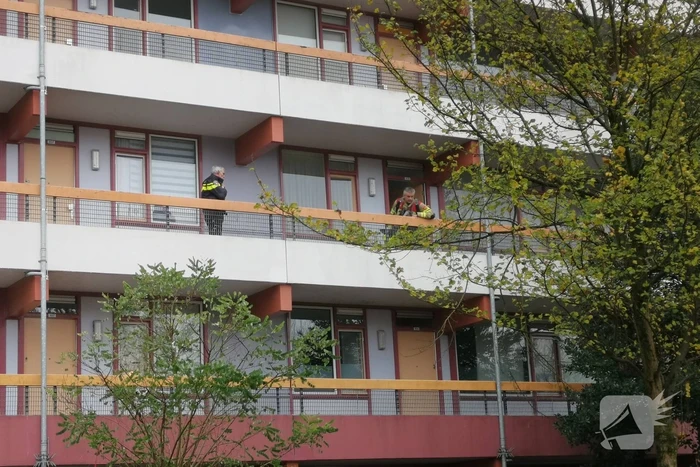 Brand in woning De Brugge-flat