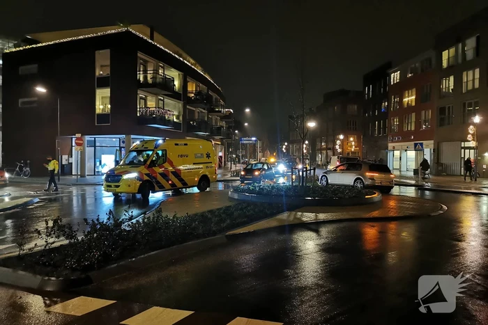 Fietser gewond na botsing met auto