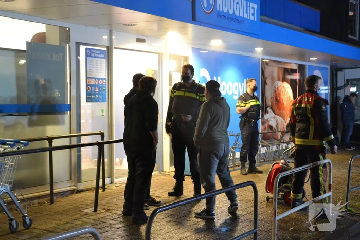 Brand in supermarkt blijkt mistgenerator