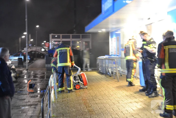 Brand in supermarkt blijkt mistgenerator
