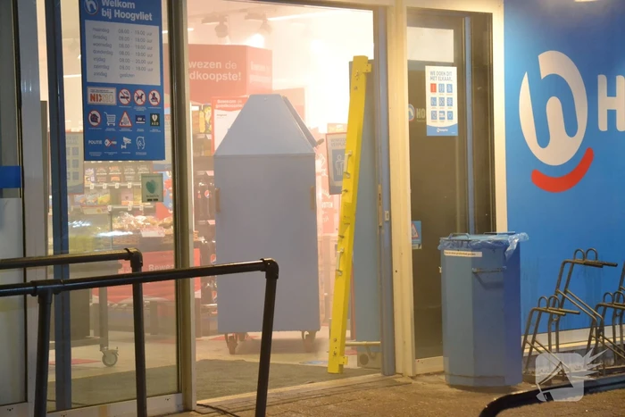 Brand in supermarkt blijkt mistgenerator