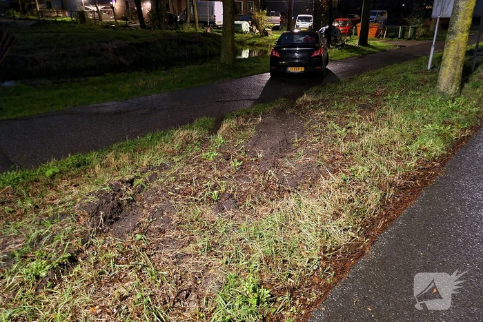 Bestuurder gaat er vandoor bij eenzijdig ongeval