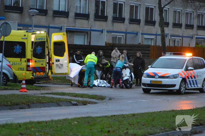 Scooterrijder gewond bij botsing met auto