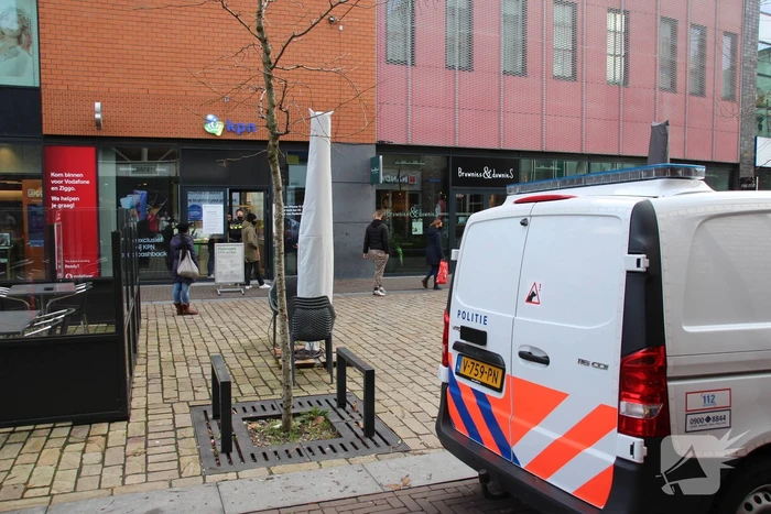 Overval op KPN-winkel Neringpassage