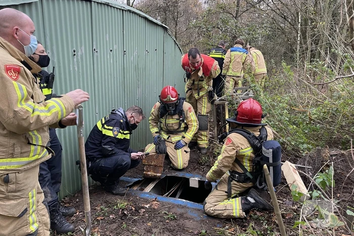Politie vindt ondergrondse container met hennepkwekerij