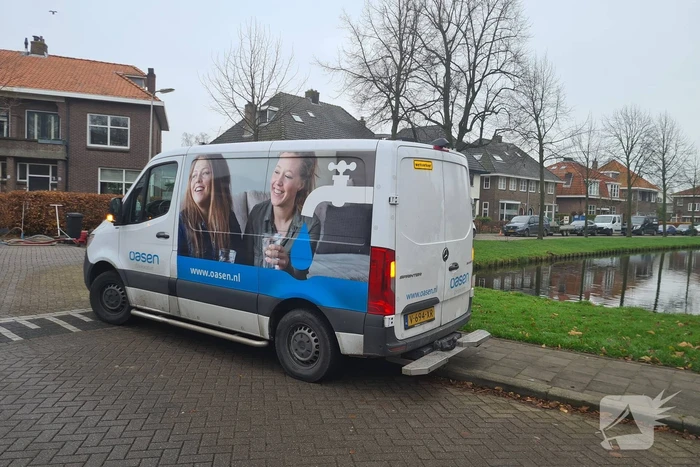 Waterleiding geraakt bij werkzaamheden