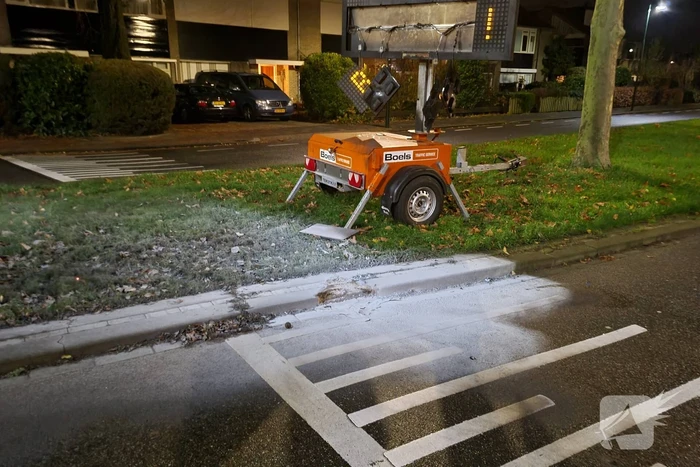 Tekstkar beschadigd naar harde knal