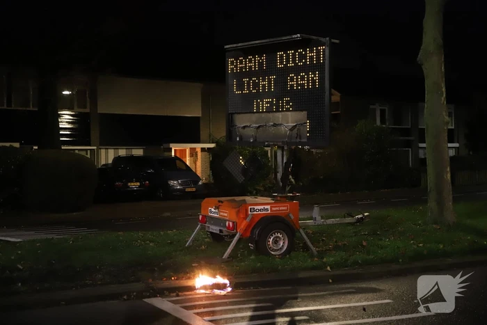 Tekstkar beschadigd naar harde knal