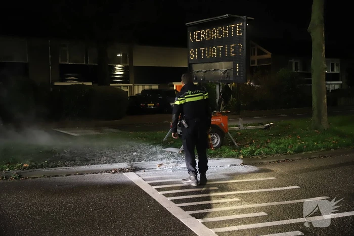 Tekstkar beschadigd naar harde knal