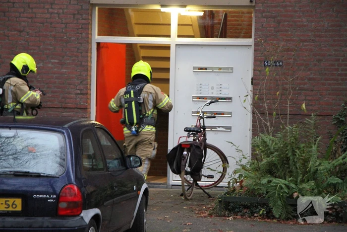 Onderzoek naar vreemde lucht in flatgebouw