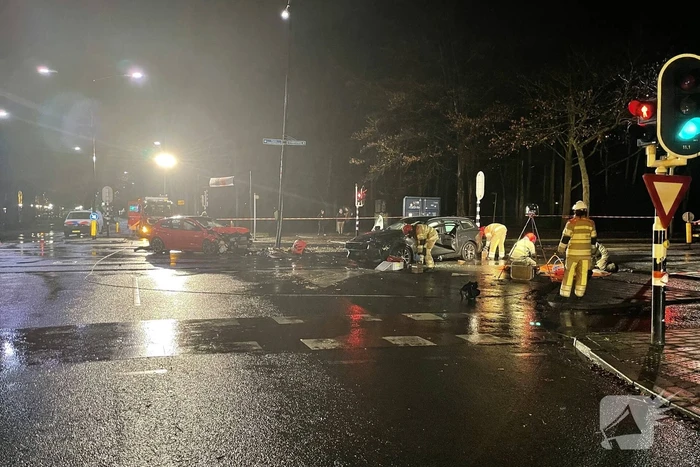 Fikse schade bij botsing tussen twee wagens