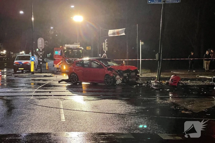 Fikse schade bij botsing tussen twee wagens