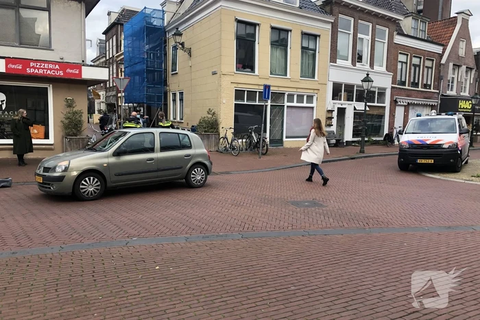 Fietsster raakt gewond bij botsing met auto