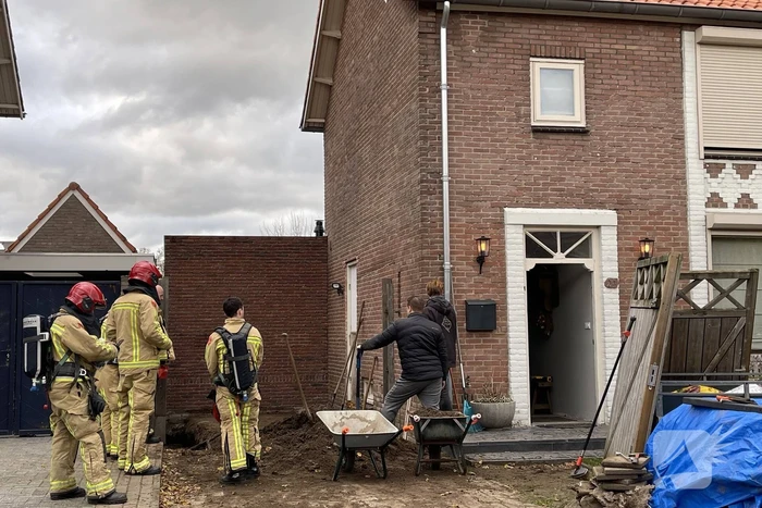 Gaslekkage ontstaan door graafwerkzaamheden
