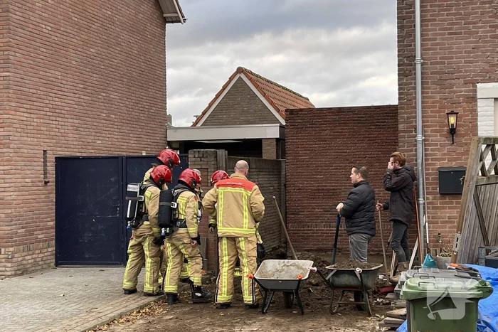Gaslekkage ontstaan door graafwerkzaamheden