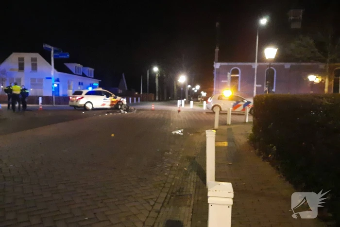 Gewonde na aanrijding tussen scooter en auto