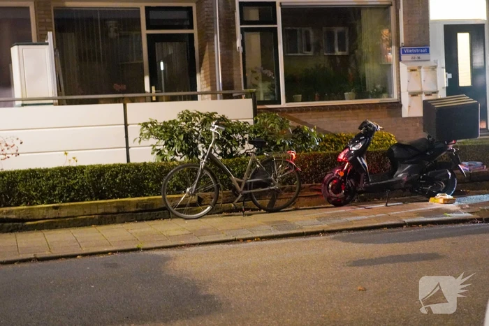 Fietser en bezorger met elkaar in botsing