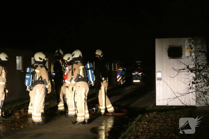 Brand in transformatorhuisje
