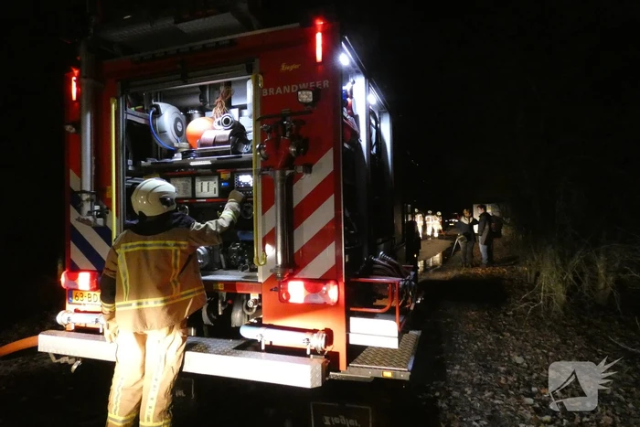 Brand in transformatorhuisje