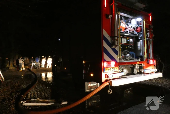 Brand in transformatorhuisje