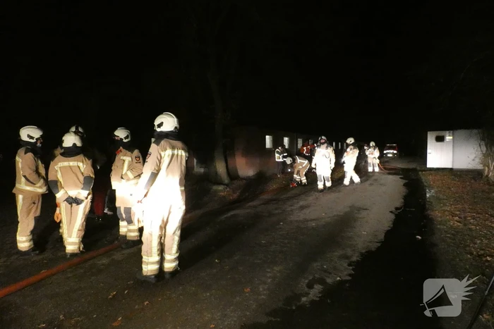 Brand in transformatorhuisje