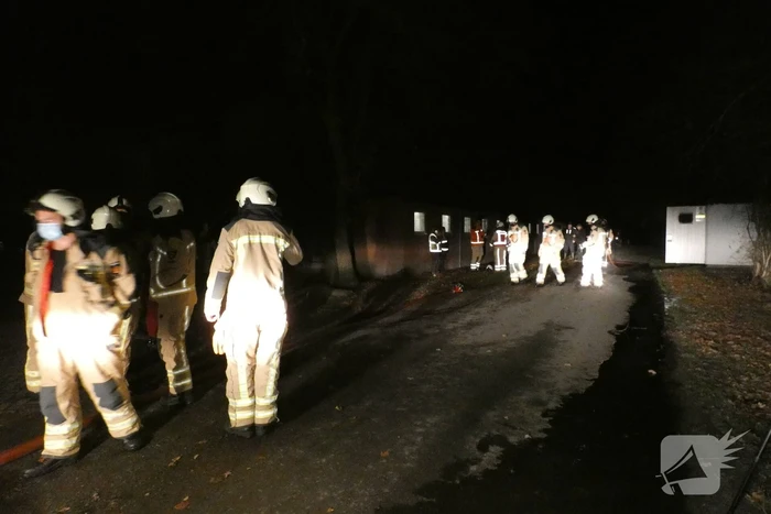 Brand in transformatorhuisje