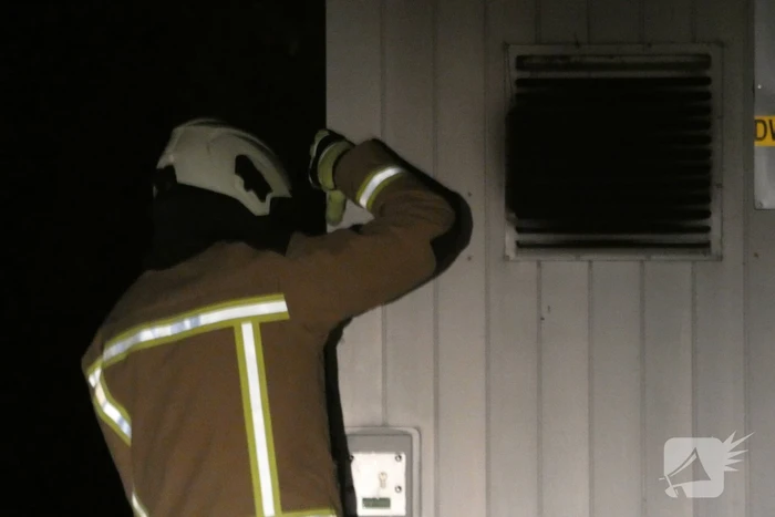 Brand in transformatorhuisje