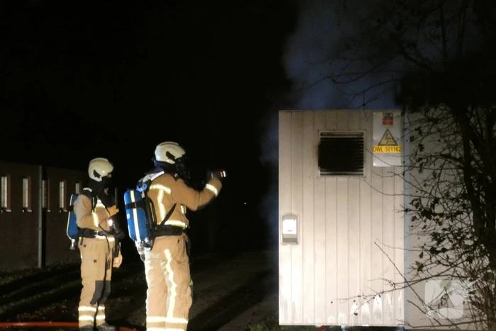 Brand in transformatorhuisje