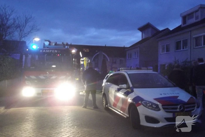 Damp zorgt voor melding woningbrand