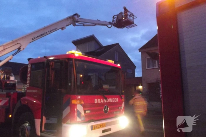 Damp zorgt voor melding woningbrand