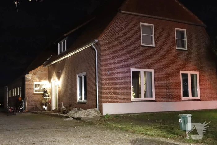 Breuk in gasleiding in spouwmuur