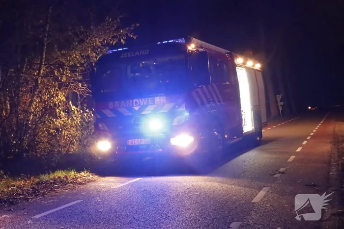 Breuk in gasleiding in spouwmuur