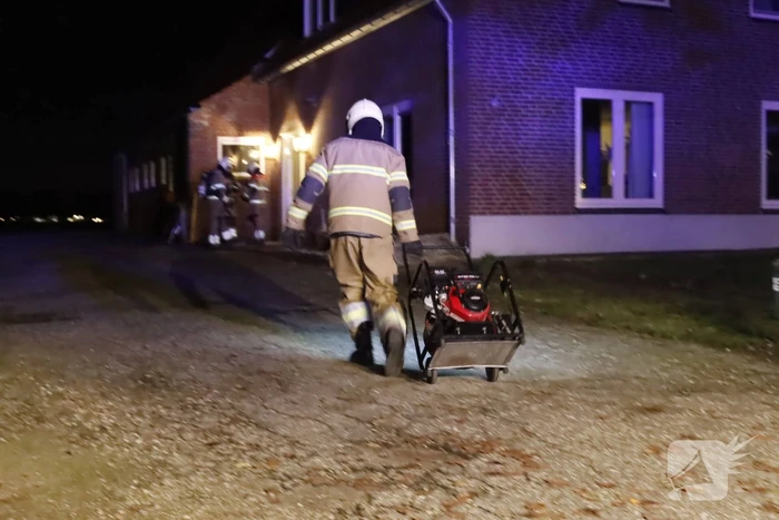 Breuk in gasleiding in spouwmuur
