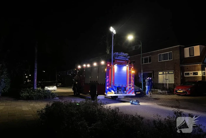 Brand in schoorsteen trekt aandacht van veel buurtbewoners