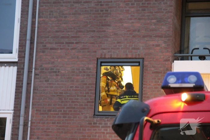 Vlam in de pan zorgt voor fikse rookontwikkeling