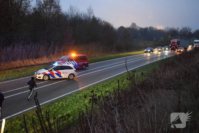 Ravage na botsing tussen twee voertuigen