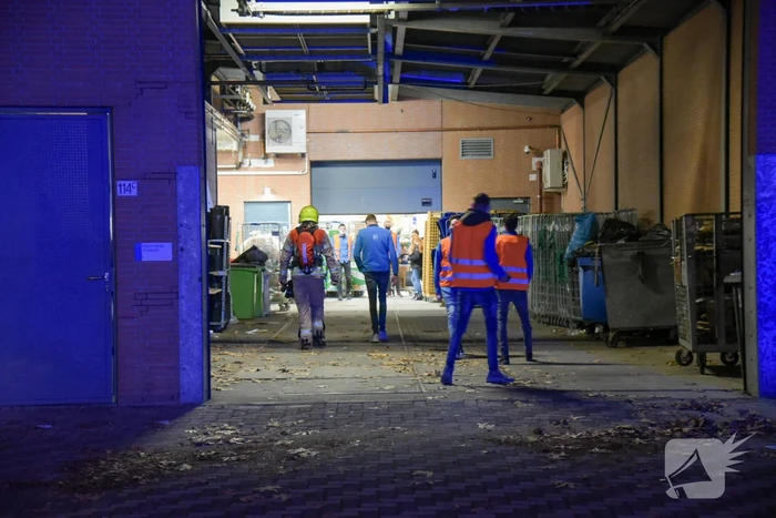 Brandlucht in Albert Heijn blijk houtkachel