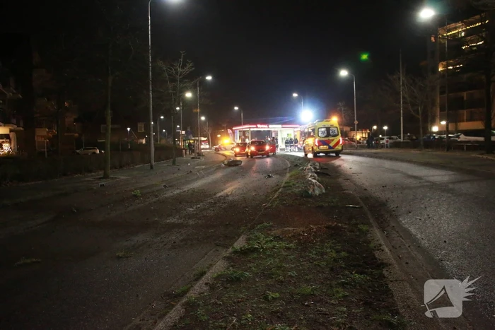 Grote ravage door eenzijdige aanrijding
